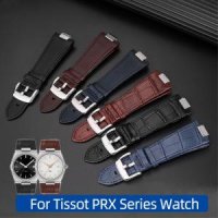 Tissot PRX 시리즈용 가죽 시계 밴드 슈퍼 플레이어 스트랩 팔찌 남성용 액세서리 T137 407 410