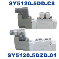 에어 실린더 SMC TPC 솔레노이드 밸브 바디 단일 SY5120-5DD-C8 SY5120-5DZD-01