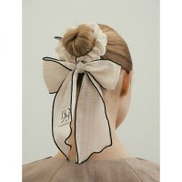 Bbdesolide ribbon 코튼 hair scarf 2 color