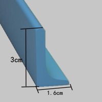 샤워부스 물막이 쫄대 프로파일 화장실 실리콘 욕실 샤워 리테이닝 스트립 물 파티션 푸른