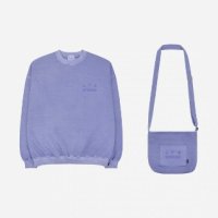 아이앱 스튜디오 피그먼트 스웨트셔츠 미니백 라벤더 IAB Studio Pigment Sweatshirt - IAB Studio