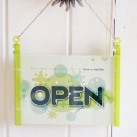 매장오픈표지판 팻말 OPEN CLOSE 닫힘 열림 카페