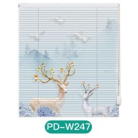 알루미늄합금 북유럽스타일의 주방 창문 차양 커튼 버티컬 인쇄안함 그림 T14-PD-W247