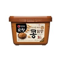 청정원 우리집 청정원 순창 구수한 메주콩된장 450g사각 캠핑 여행 자취 잔치 등산 식당용 대용량 식재료