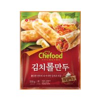 lo Chefood 김치롤만두 아이들 혼밥 간식 자취 야식 식사대용 술안주 360g 360g