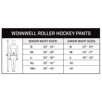 Winnwell 인라인 롤러 하키 팬츠 - 고령자 주니어 플레이어를 위한 보호 장비 남성 여성 플레이어