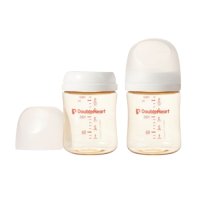 더블하트 모유실감 3세대 PPSU 제뉴인화이트 젖병 트윈팩 160ml