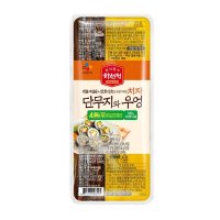 CJ제일제당 저녁메뉴추천 하선정 발효식초 김밥 치자 단무지와 우엉 재료 220g 가정간편식 집밥 도시락 자