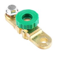 Battery Link ANGGREK 1Pcs Green Head Car Battery Terminal Link Switch Quick Cut-Off Disconnect Auto