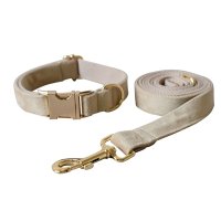 강아지 인식표 목걸이 네임택 engrave fabric dog collar leash 개 목걸이 줄 세트 m