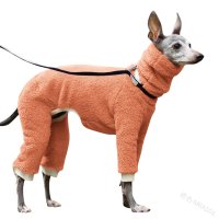 강아지옷 티셔츠 귀여운 애견 그레이하운드 옷 겨울 가을 강아지 반려견 대형견 후드티 주황색
