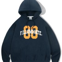 FILLUMINATE 오버핏 럭비 로고 후디-네이비 Overfit Rugby Logo Hoodie-Navy Hoodie S