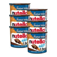 누텔라 앤 고 초코 잼 위드 프레즐 스틱 스낵 Nutella n Go Choco Jam with Pretzel Sticks 54g 6팩 과자 6개