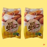 노브랜드 핫도그 크리스피 모짜렐라 치즈 500g x 2개입 애들 간식 아이스박스포장