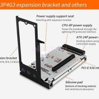 노트북 맥북용 TH3P4G3 THUNDERBOLT 호환 외부 GPU 비디오 카드 도크