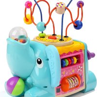 TOP BRIGHT ACTIVITY CUBE BABY TOY 18개월 OLD BOY AND GIRL 선물 1세 장난감 12개월을 위한 첫 번째 생일 선물