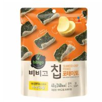 CJ더마켓 집 반찬 재료 가정식 비비고칩 포테이토 김부각 김가루 김밥 김부각 김자반 40G  9개