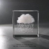 감성문진 크리스탈 소품 비오는 날 선물 구름 감성소-비 구름 큐브 4CM