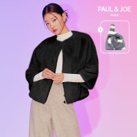 폴앤조 23FW Faux Fur 하프 자켓 미니백 SET