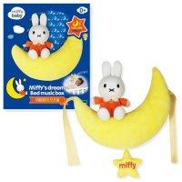 미피 MIFFY 아기 침대 수면 자장가 오르골 봉제 윤성스토어 미피 침대 오르골