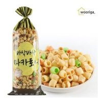 바삭바삭 마카로니 300g 뻥튀기 강냉이 대용량과자 옛날과자