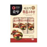 청정원 쇠고기볶음 고추장 60G 3입