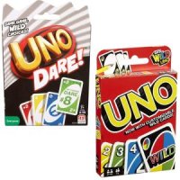 우노 Mattel Games UNO Dare 카드 게임 번들 USA 미국