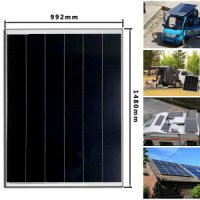 휴대용 태양광 충전기 10w 80w 200w 소형 미니 자동차 패널 모듈 방전 태양