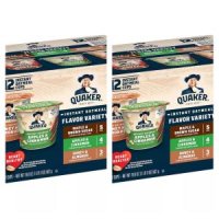 롯데웰푸드 롯데퀘이커 Quaker 퀘이커 인스턴트 시리얼 오트밀 컵 45G 12입 2개