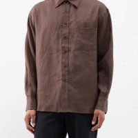 Other Brand Commas 남성 Oversized linen shirt