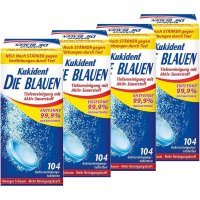 Kukident Die Blaue 3 구강용품 전문 세정제 독일 틀니 교정기 치아보조기 보철물 클리너 104X4