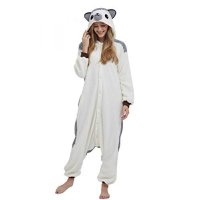 DELEY Unisex Adult Animal Sleepwear Warm Onesies Pajamas Cosplay Homewear Anime Costume