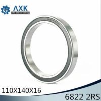 6822 2RS 110x140x16MM 미터법 슬림 섹션 베어링 ABEC-1