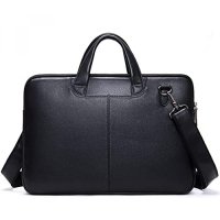 ENPAP Men Briefcase Male BusinessLeather Laptop Bags Office Man Handbags for Documents Portfolio Bag