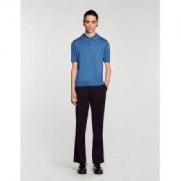 산드로 Sandro Cotton polo 셔츠 Blue