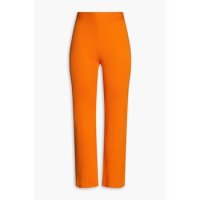 더 업사이드 여성 Ribbed jersey kick-flare pants 팬츠 스커트 USW122004TURMERIC