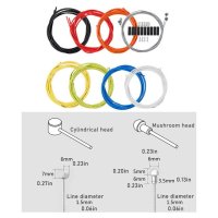 변속 브레이크 케이블 튜브 방수 자전거 와이어 코어 변속기 부품 야외 경량 라인 호스