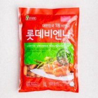 롯데햄 롯데비엔나 소시지 1kg 1개 one option