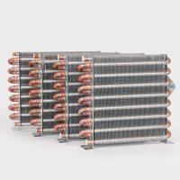 소형 환풍기 라디에이터 열교환기 응결식 수냉식 쿨러  FNA-0.371.1 중형
