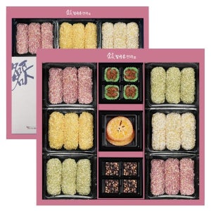 김규흔 한과 연빛 선물세트 / 2단 구성 + 쇼핑백