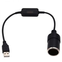 USB 시거잭 변환 젠더 컨버터 5V 12V 어댑터