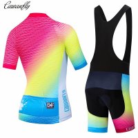 프로 2022 여성용 반팔 사이클링 저지 세트 스포츠 복장 자전거 의류 Mtb Maillot 유니폼