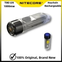 NITECORE TIKI 자외선 1000mw 충전식 EDC 미니 키 체인 손전등 내장 배터리