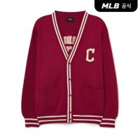 MLB 바시티 가디건 CLE Wine