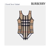 버버리 키즈 아동복 컨트라스트 체크 스트레치 나일론 수영복 BURBERRY 8061849