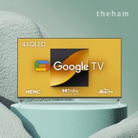 [더함] 치크 구글OS QLED TV 43인치 [렌탈] 의무사용기간60개월 등록비0원