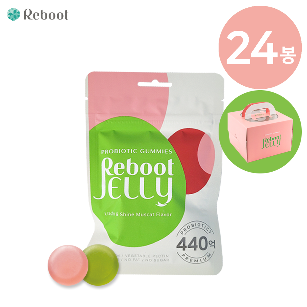 [여배우PICK] ZERO SUGAR 무설탕 무지방 글루텐프리 <b>리부트</b> 유산균 젤리  162g  4개