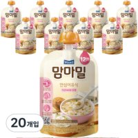 맘마밀 레토르트 이유식 가리비 두부 100g 20팩