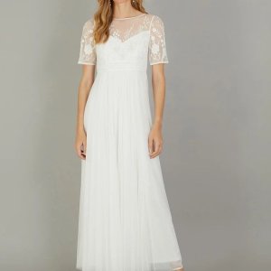 monsoon 자수 드레스 아이보리 Ali Embroidery Wedding Dress, Ivory 109741805