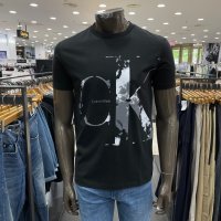 Calvin Klein Jeans 캘빈클라인진 ck진 남성 ck 모노그램 로고 프린팅 레귤러핏 반팔 티셔츠 40DC843